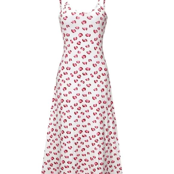 Beautiful, long maxi dress, spaghetti, straps, adjustable, lightweight polyester - Picture 3 of 4